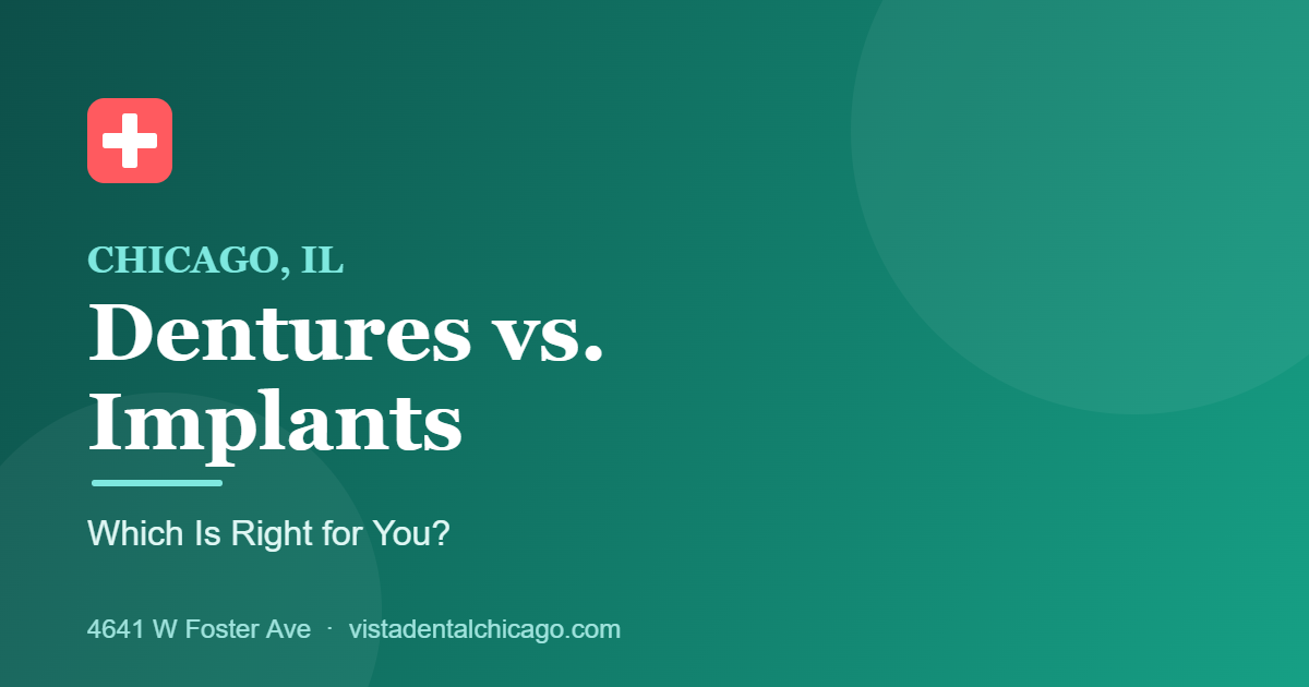 Dentures vs. Dental Implants in Chicago: Which Is Right for You?
