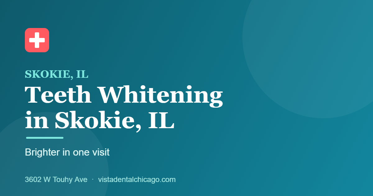 Professional Teeth Whitening in Skokie, IL: Brighter in One Visit
